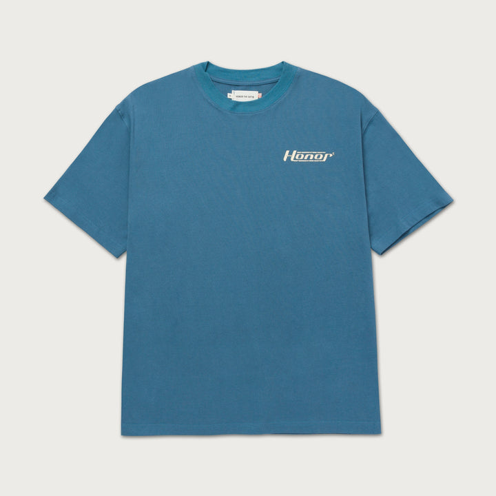 Honor The Gift Honor Globe Logo Tee - Blue