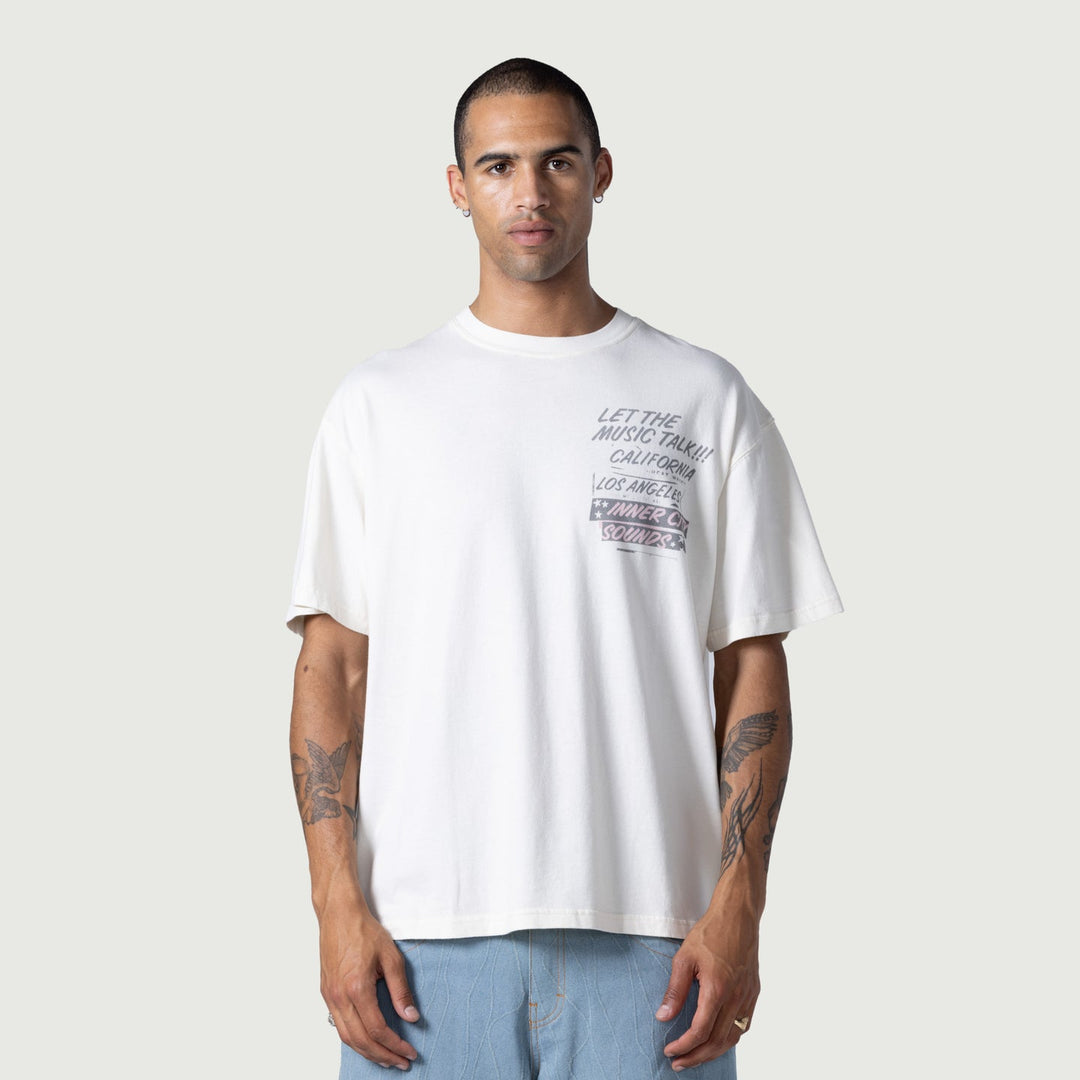 Honor The Gift Music Language Tee - Cream