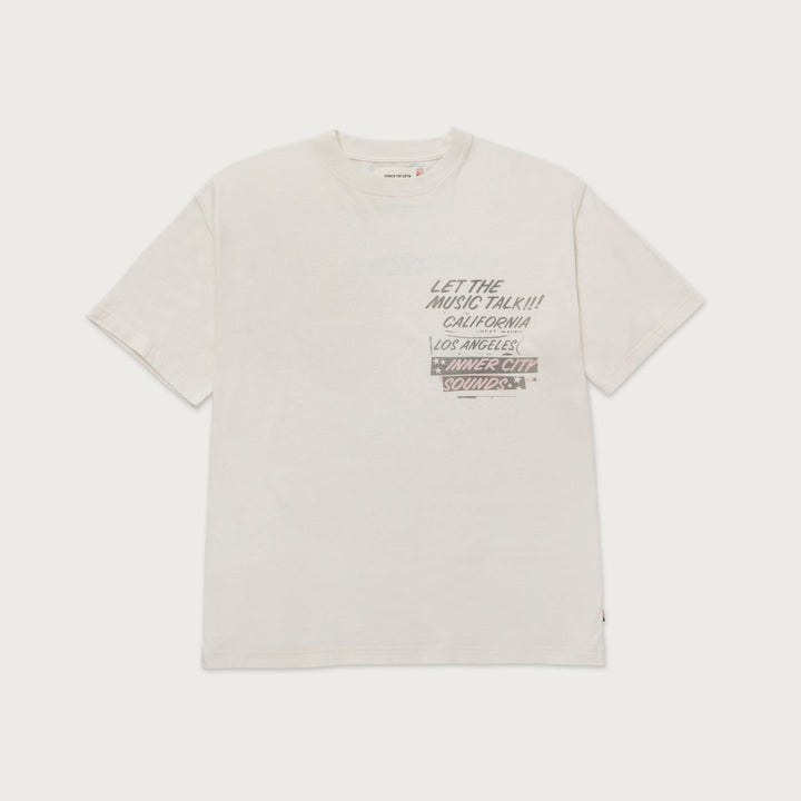 Honor The Gift Music Language Tee - Cream