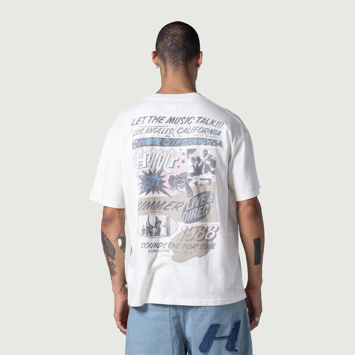 Honor The Gift Music Language Tee - Cream