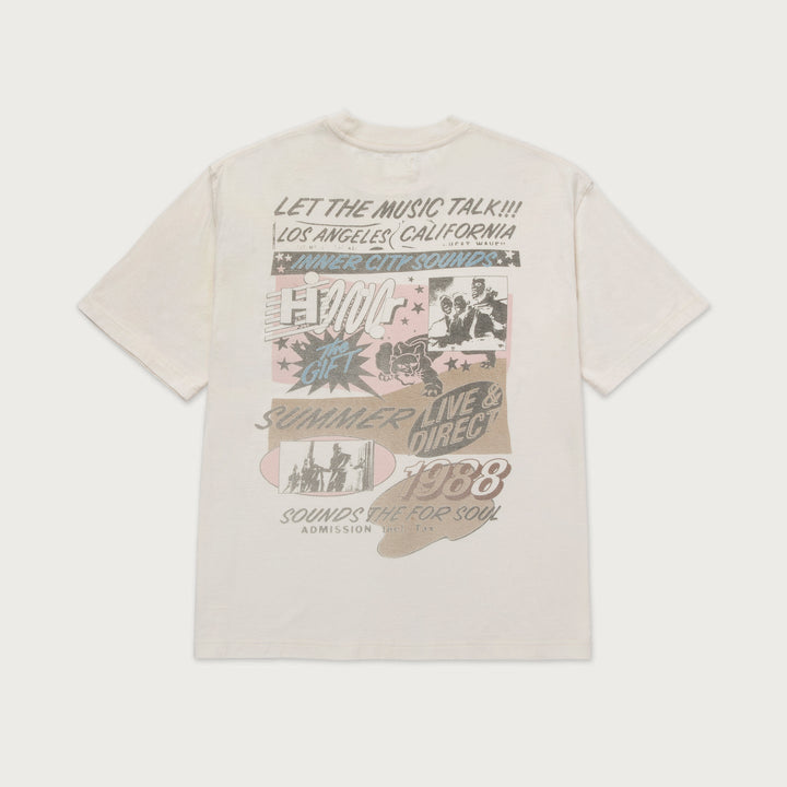 Honor The Gift Music Language Tee - Cream