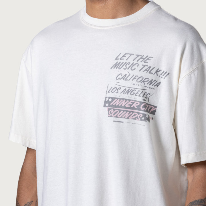 Honor The Gift Music Language Tee - Cream