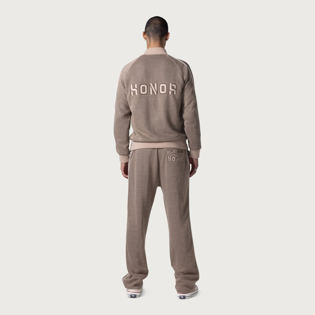 Honor The Gift Novelty Knit Track Pant - Brown