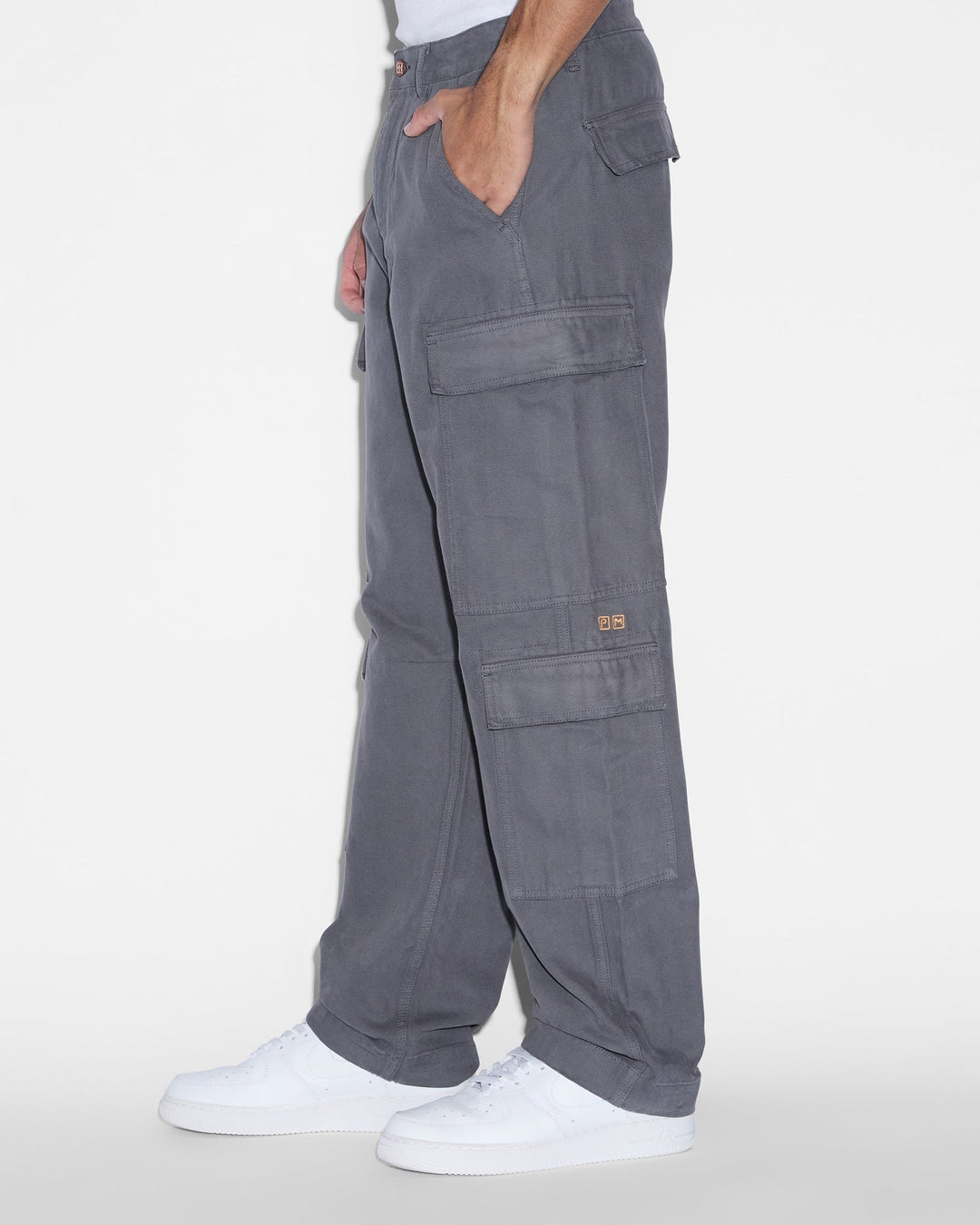 KSUBI all hands cargo pant washed black - black