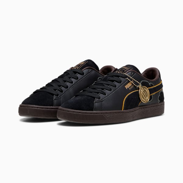 PUMA x ONE PIECE Suede Blackbeard Teech Mens Sneakers - PUMA Black-Dark Chocolate