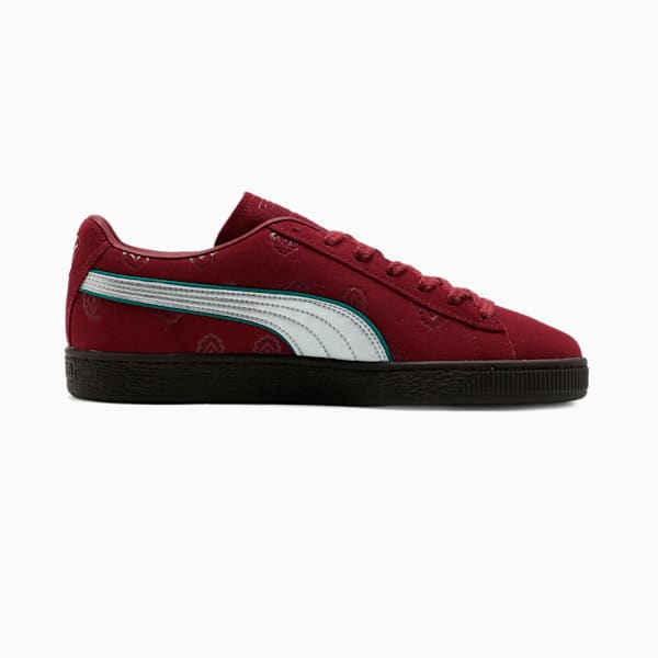 PUMA x ONE PIECE Suede Red-Haired Shanks Mens Sneakers - Team Regal Red-PUMA Silver