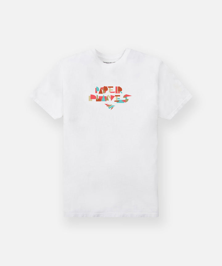 Paper Planes Mosaic Tee - White