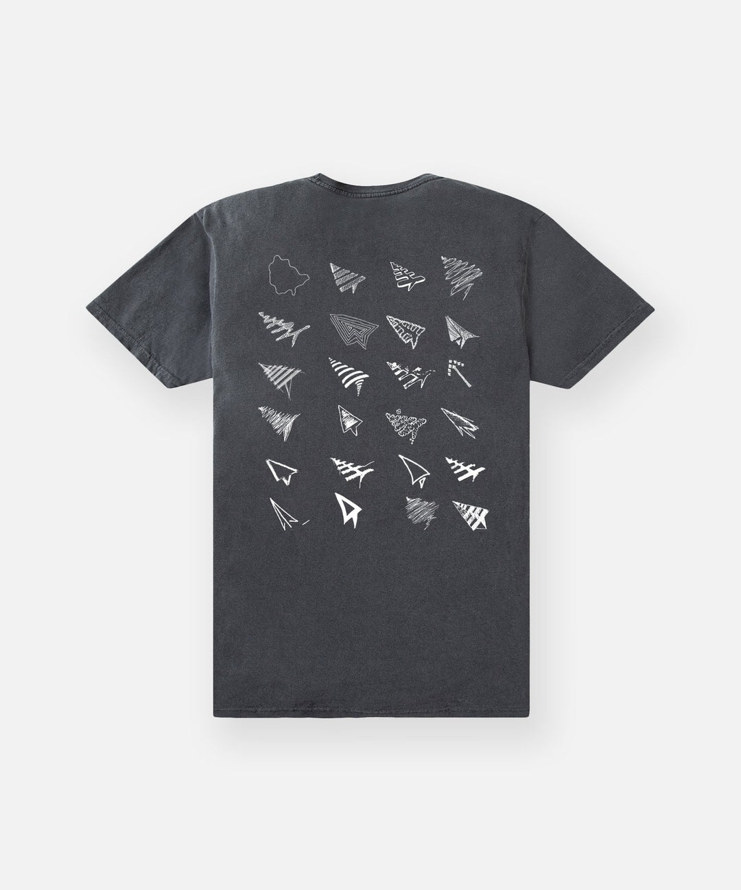 Paper Planes Process Sketched Tee - Black