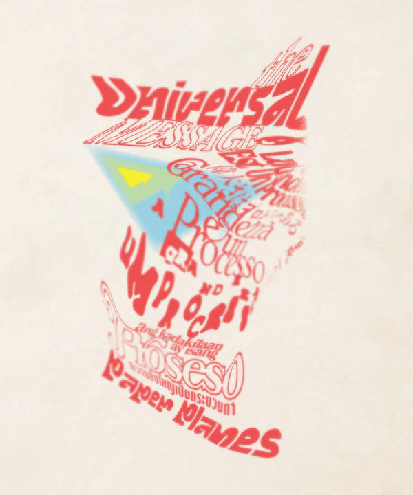 Paper Planes Universal Language Tee - Eggshell