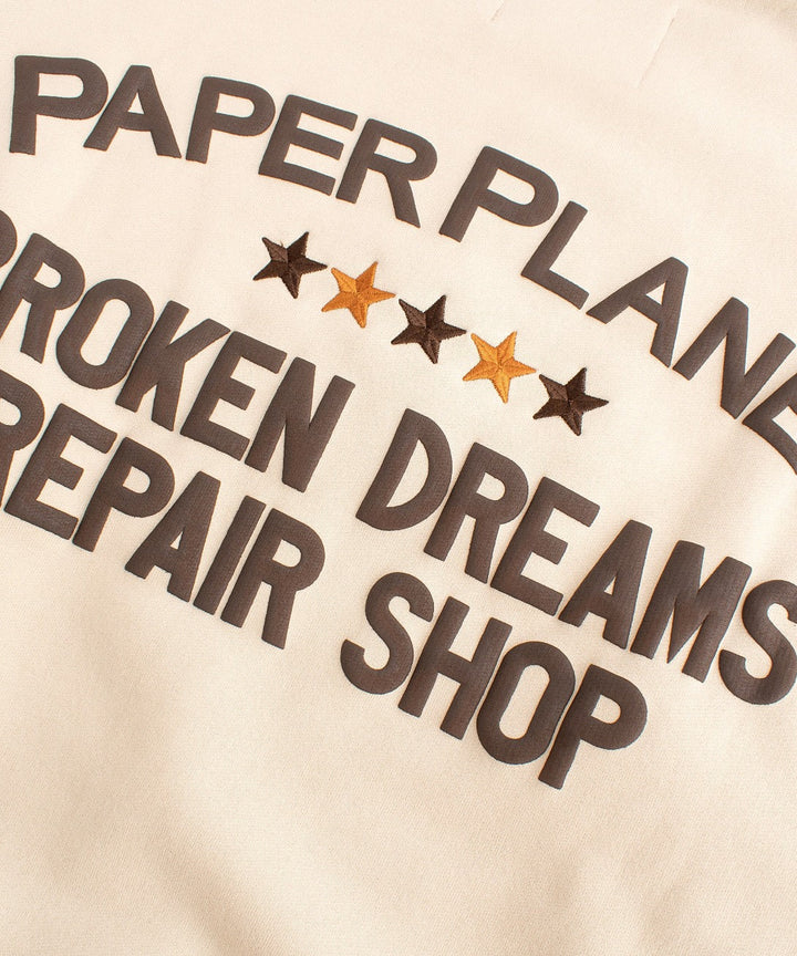 Paper Planes Broken Dreams Repair Shop Crew - Cream