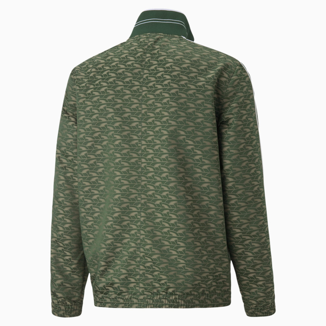 PUMA Players' Lounge Track Jacket Men - Deep Forest AOP