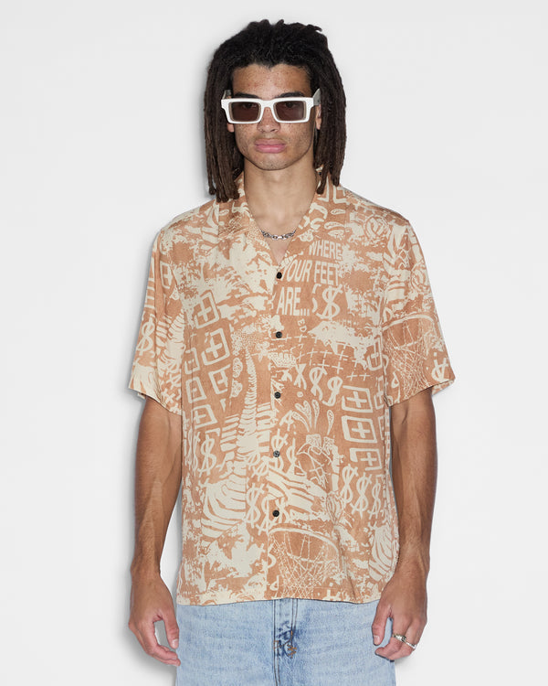 KSUBI mills ikon resort ss shirt - multi