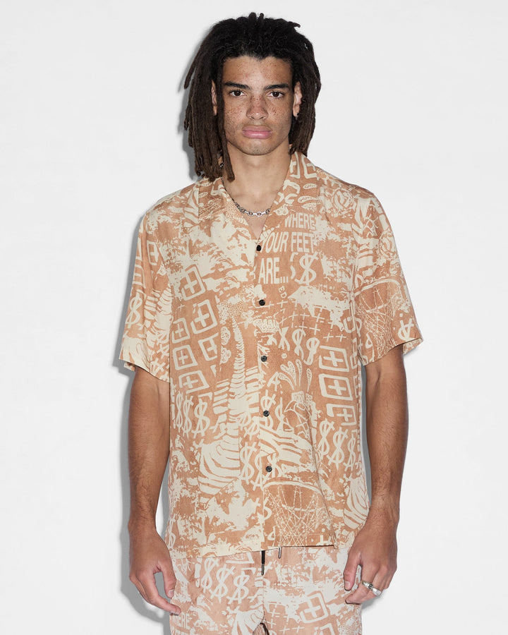 KSUBI mills ikon resort ss shirt - multi