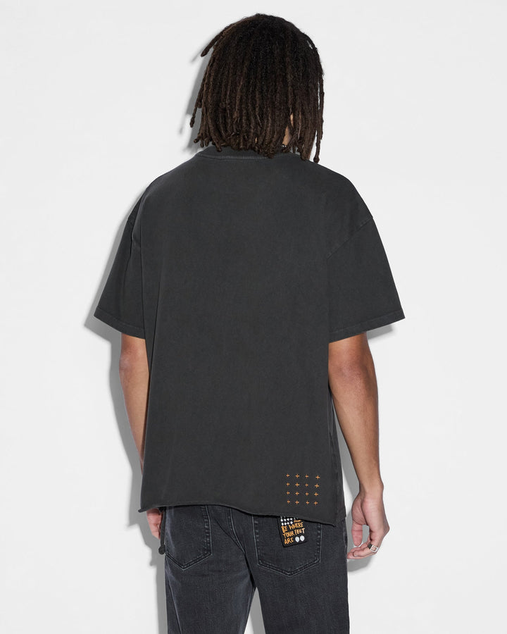 KSUBI mills pocket ss tee - faded black