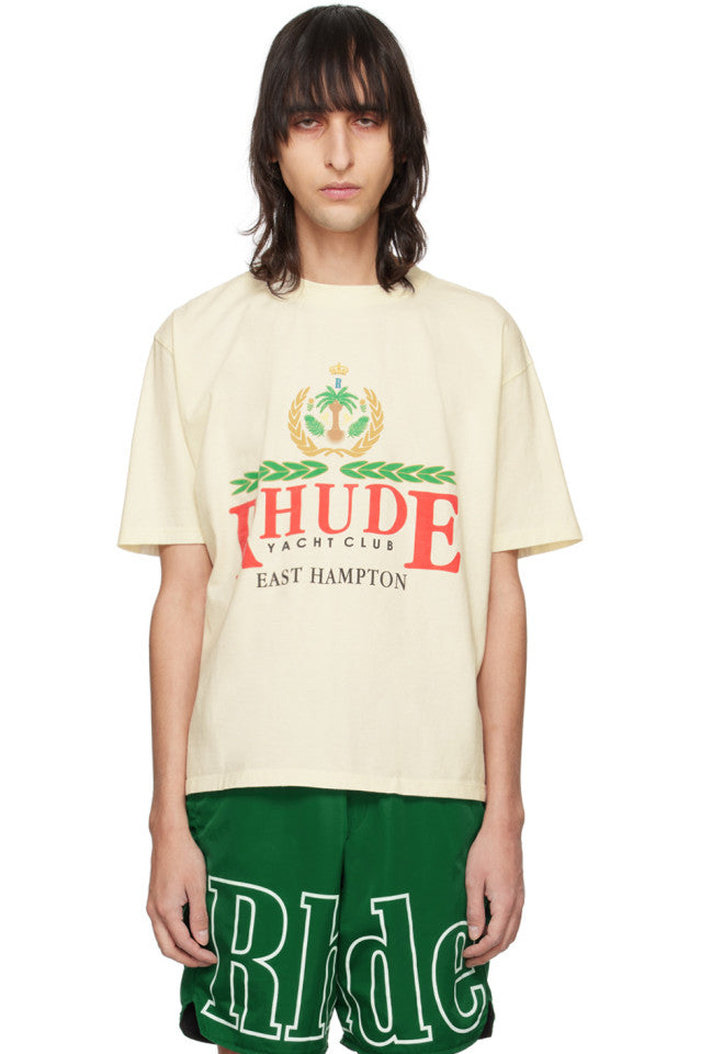 Rhude Off-White 'East Hampton' Crest T-Shirt