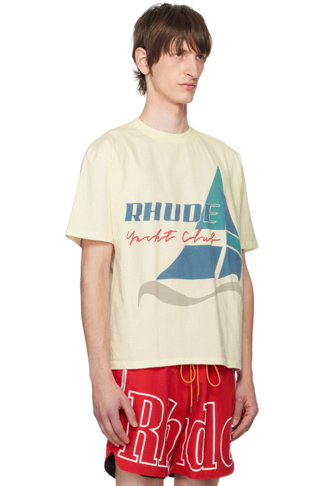 Rhude Off-White 'Yacht Club' T-Shirt