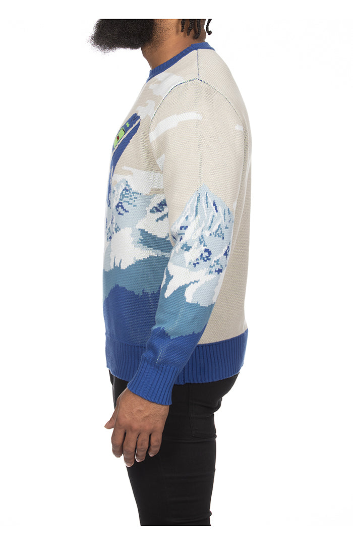 ICECREAM cell service sweater - antique white