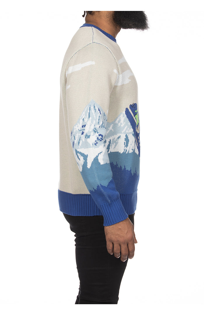 ICECREAM cell service sweater - antique white