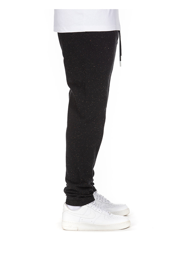 ICECREAM spec sweatpants - black speckled