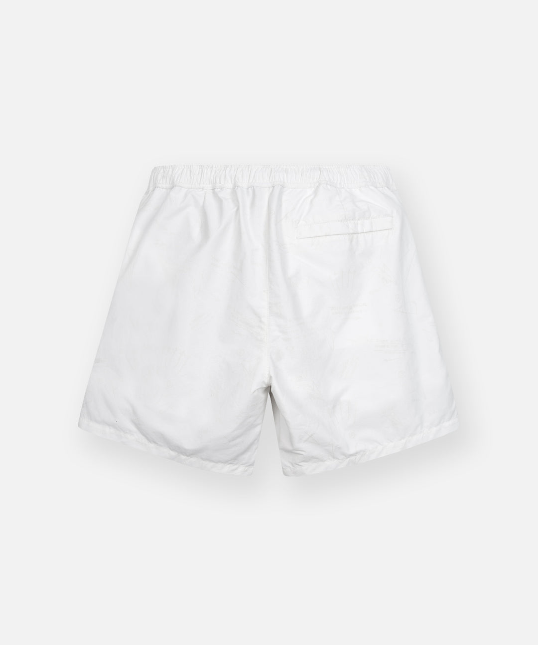 Paper Planes UV Sketch Print Short - White