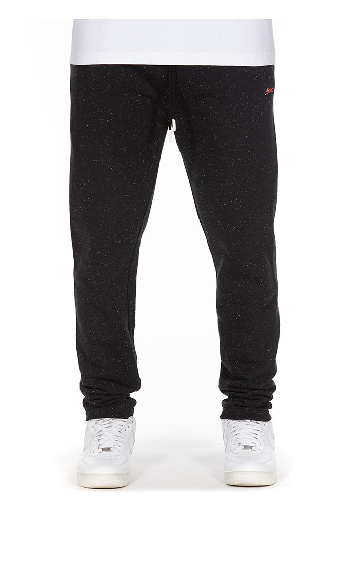 ICECREAM spec sweatpants - black speckled