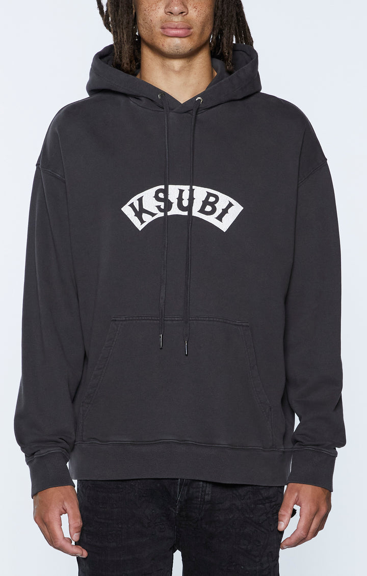 KSUBI baddies biggie hoodie - faded black