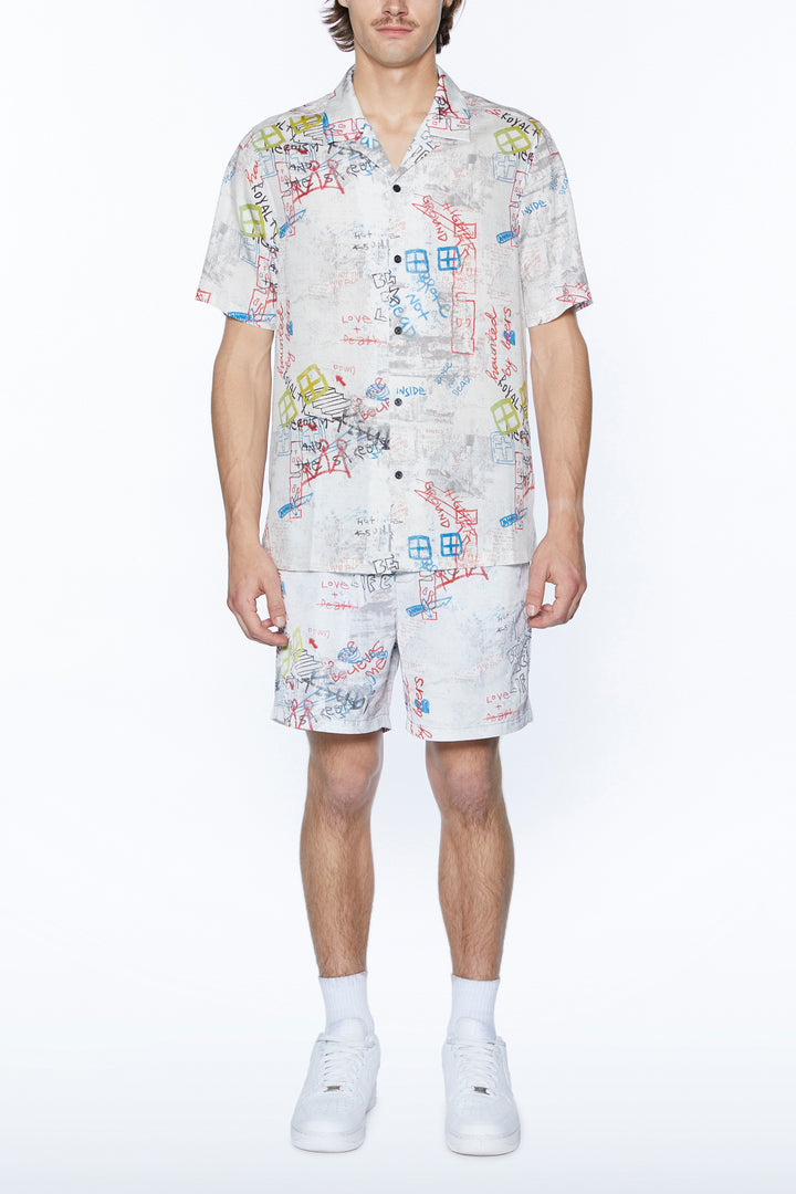 KSUBI skrawler resort ss shirt - white