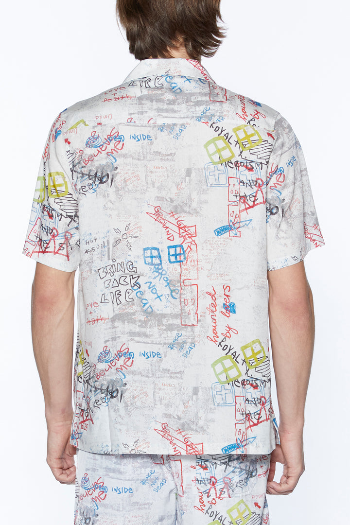 KSUBI skrawler resort ss shirt - white