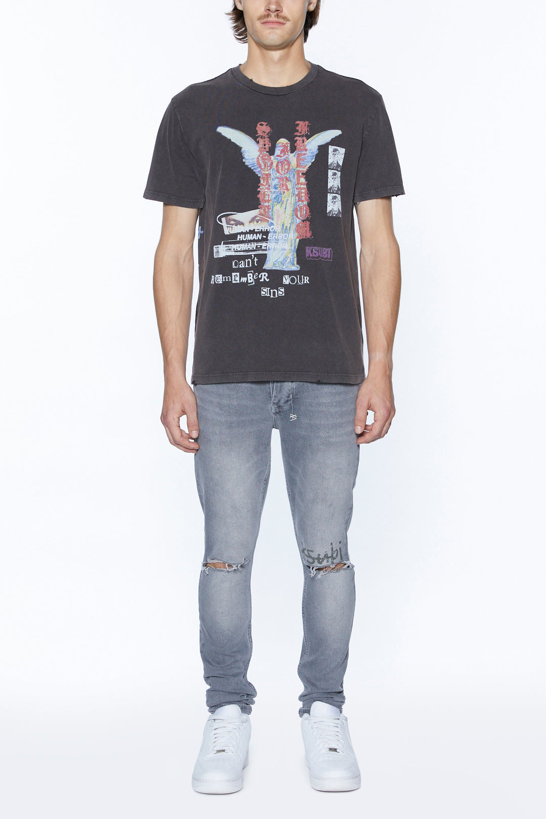 KSUBI sinners kash ss tee - acid black