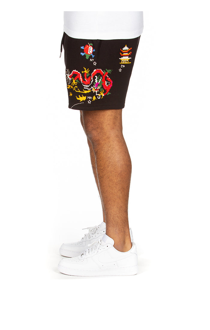 ICECREAM destination shorts - black