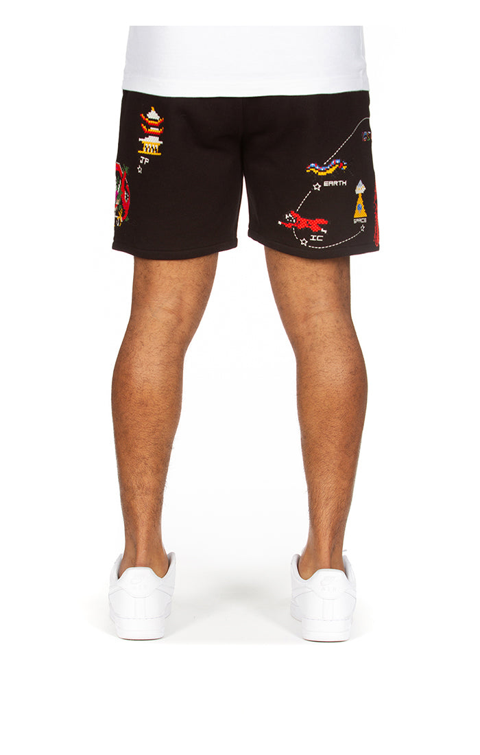 ICECREAM destination shorts - black