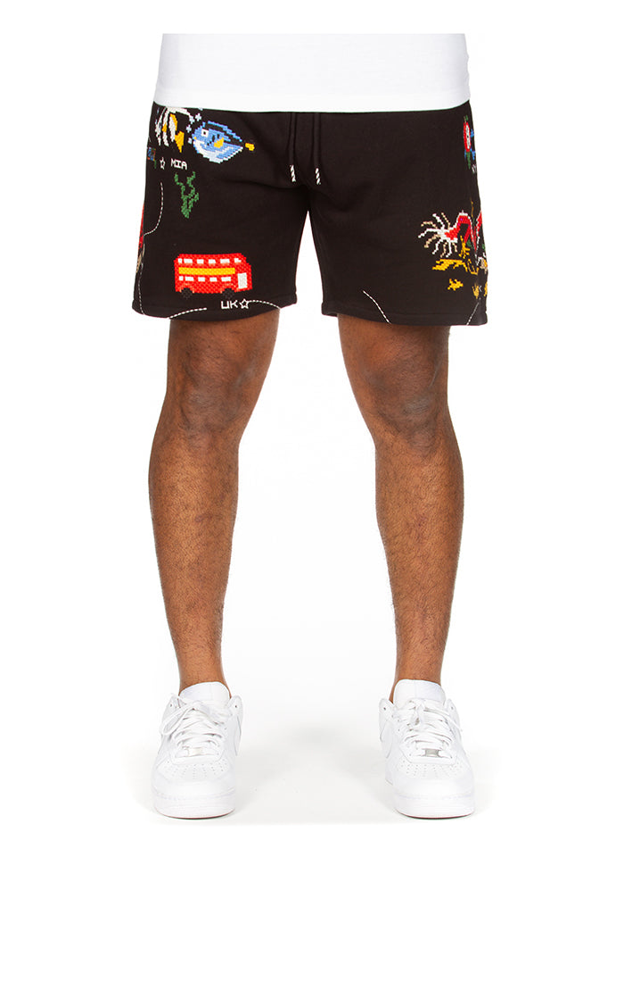 ICECREAM destination shorts - black