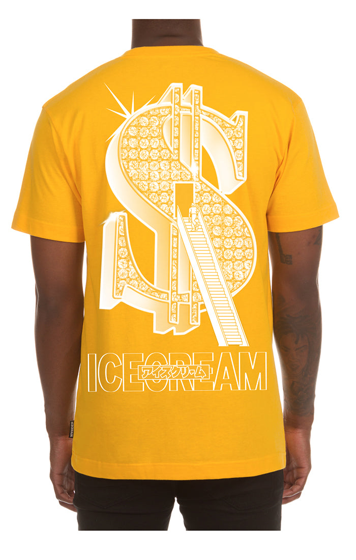 ICECREAM stairs to success ss tee - gold fusion