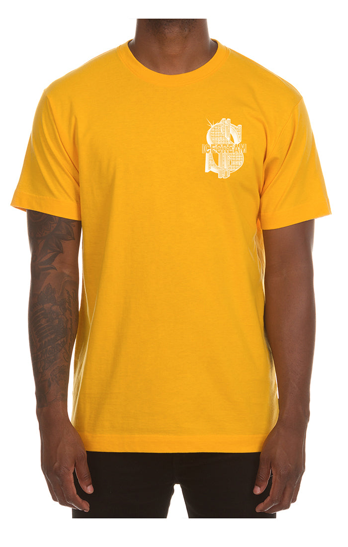 ICECREAM stairs to success ss tee - gold fusion