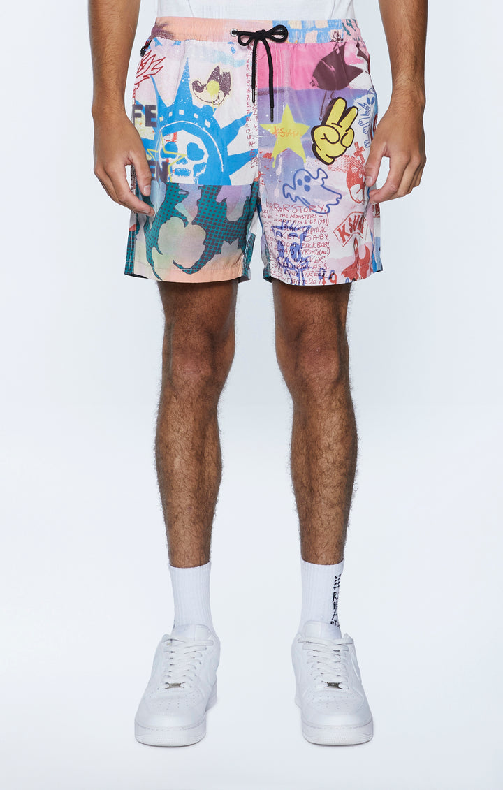 KSUBI vandals boardshort - multi