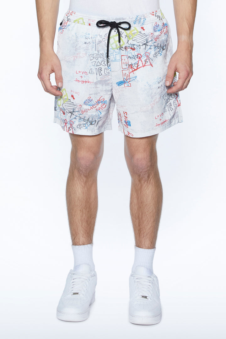 KSUBI skrawler boardshort - white