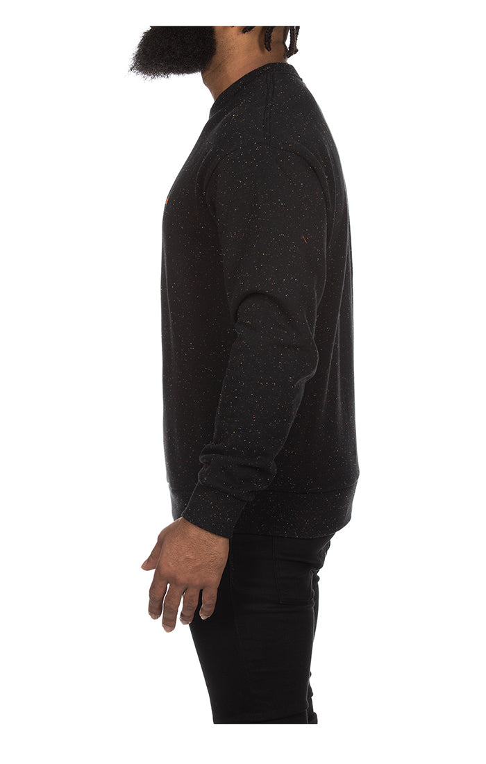 ICECREAM spec sweatshirt - black speckled