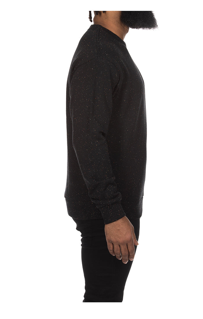 ICECREAM spec sweatshirt - black speckled