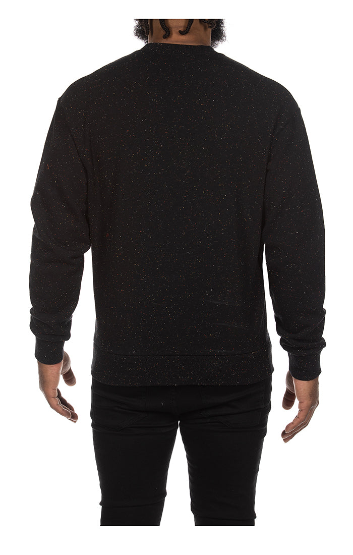 ICECREAM spec sweatshirt - black speckled