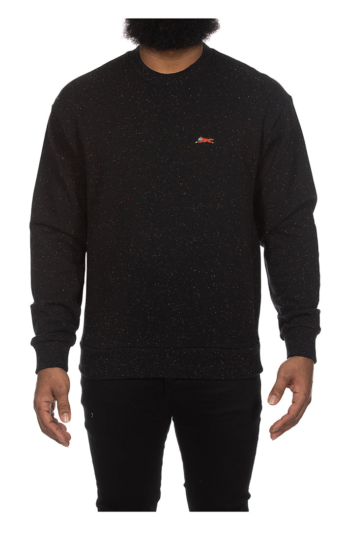 ICECREAM spec sweatshirt - black speckled