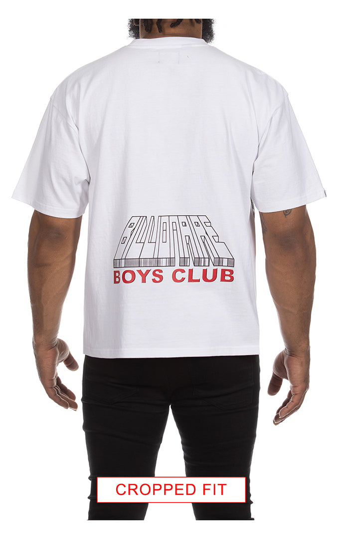 Billionaire Boys Club bb contact ss knit (cropped fit) - white