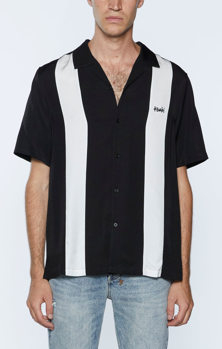 KSUBI skull alley dwntwn ss shirt - black