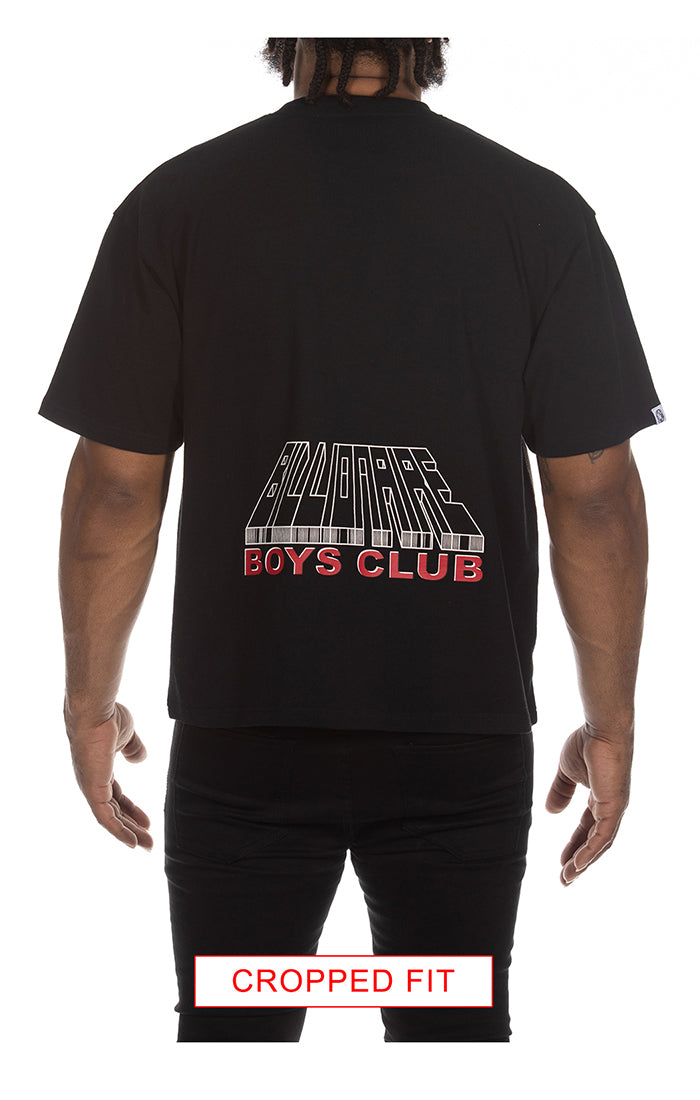 Billionaire Boys Club bb contact ss knit (cropped fit) - black