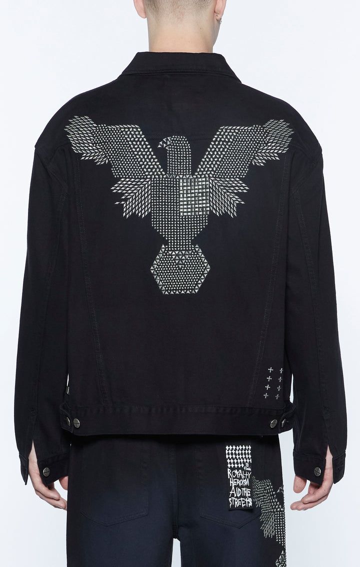 KSUBI oh g jacket replica eagle - black