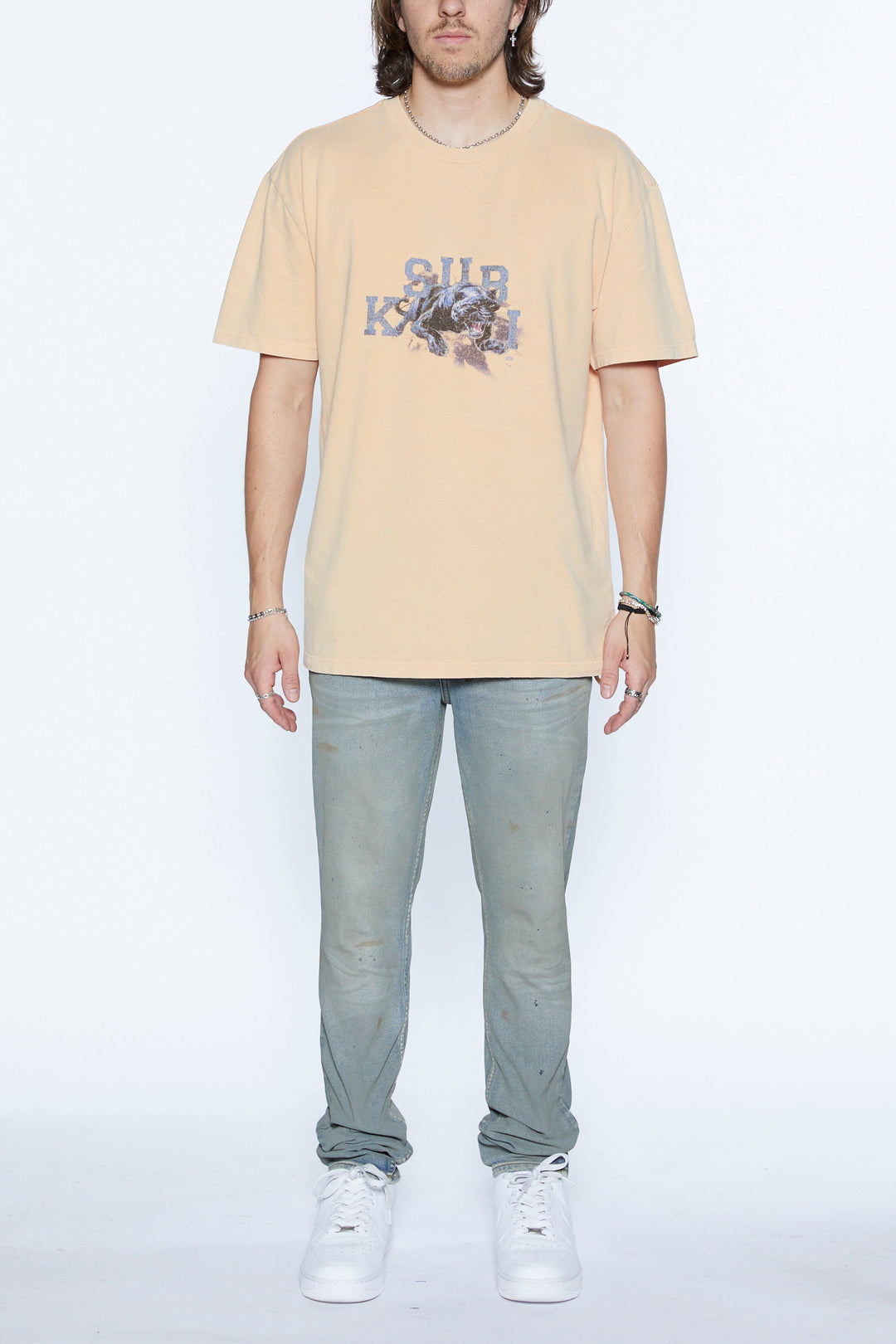 KSUBI apex biggie ss tee flare - orange