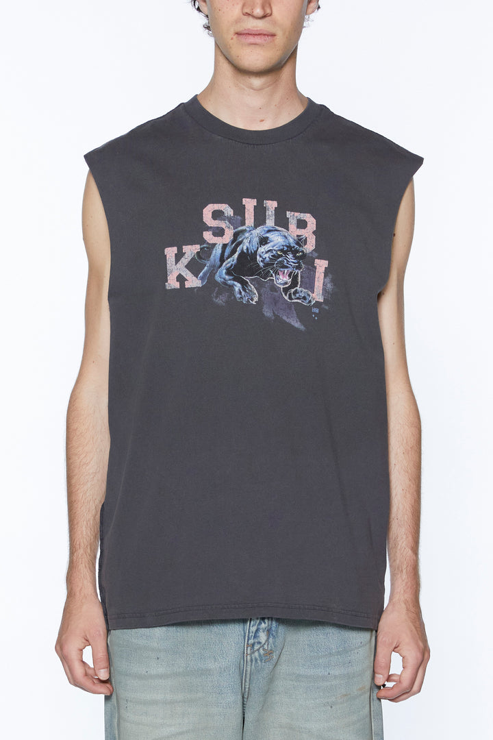 KSUBI apex biggie slash tee - faded black