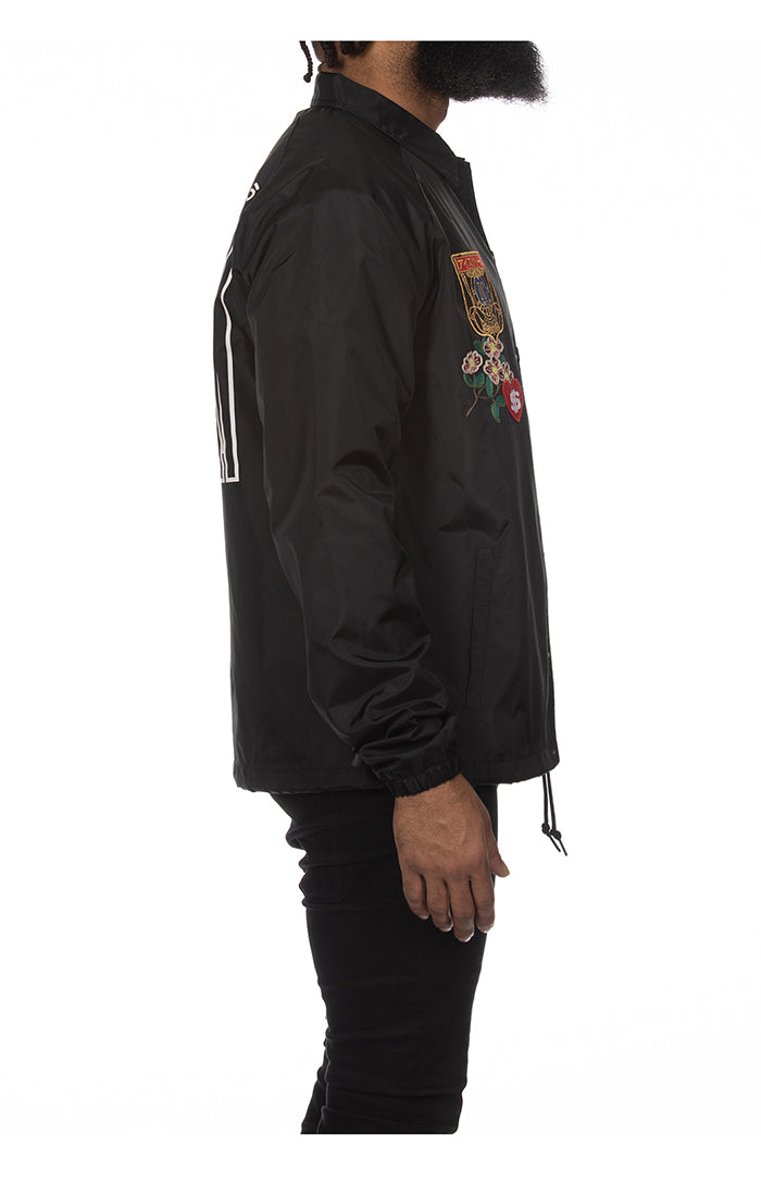 ICECREAM flourish coaches jacket - black