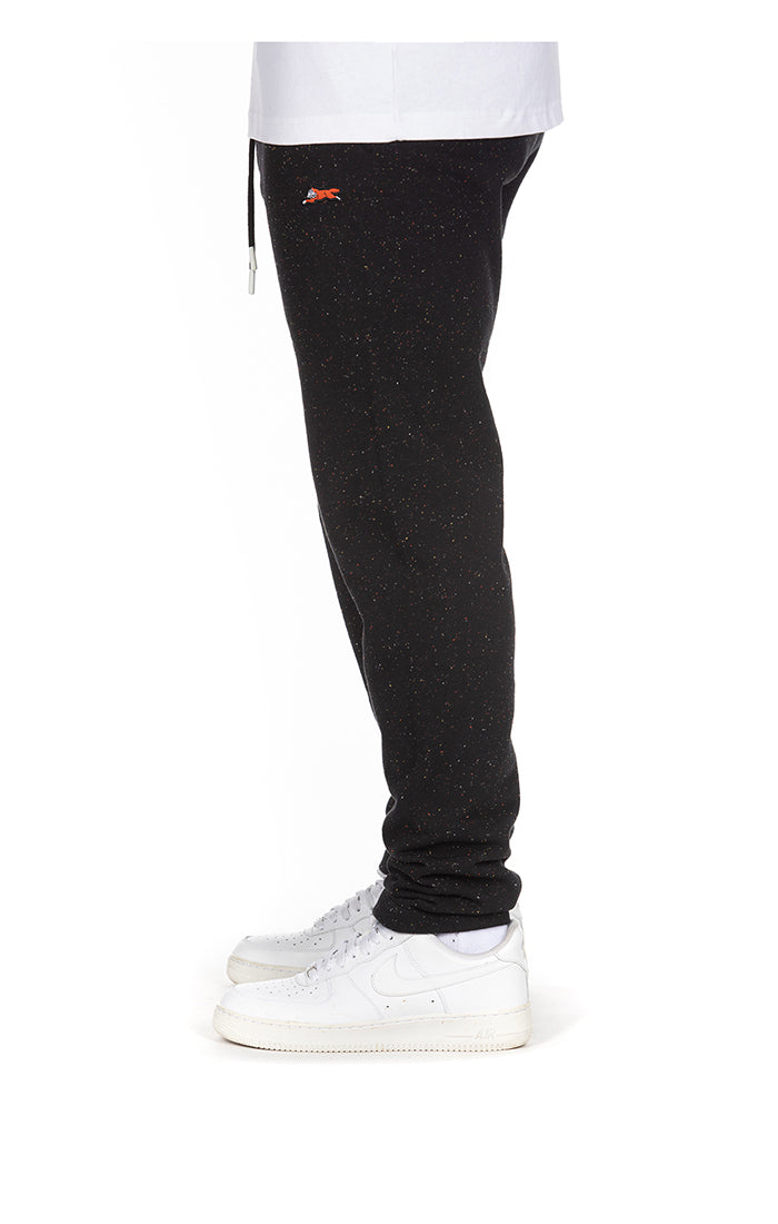 ICECREAM spec sweatpants - black speckled