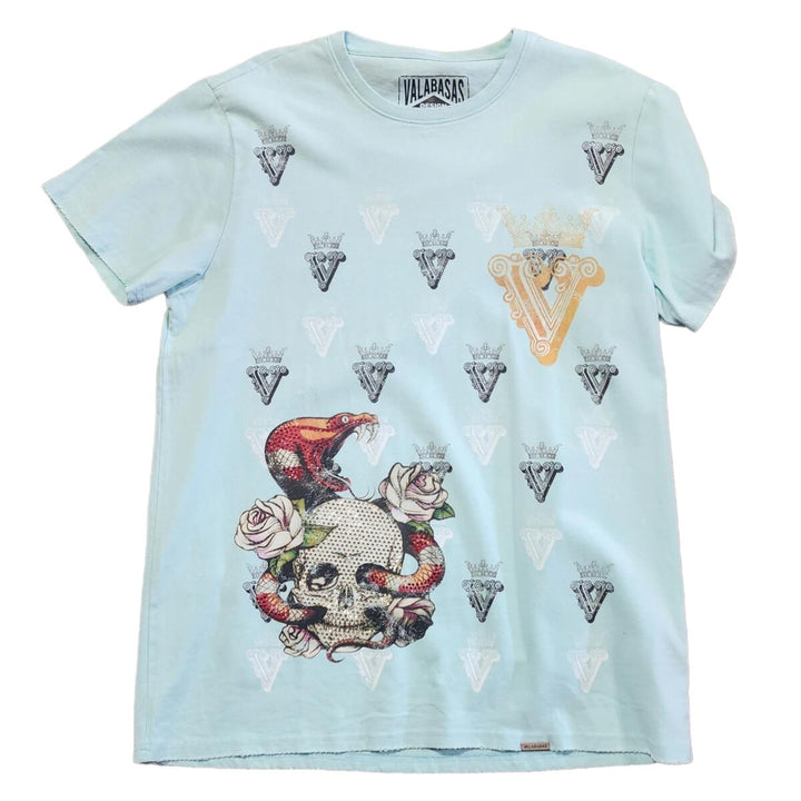 VALABASAS Tee "Skull Viper" Tee - Light Green