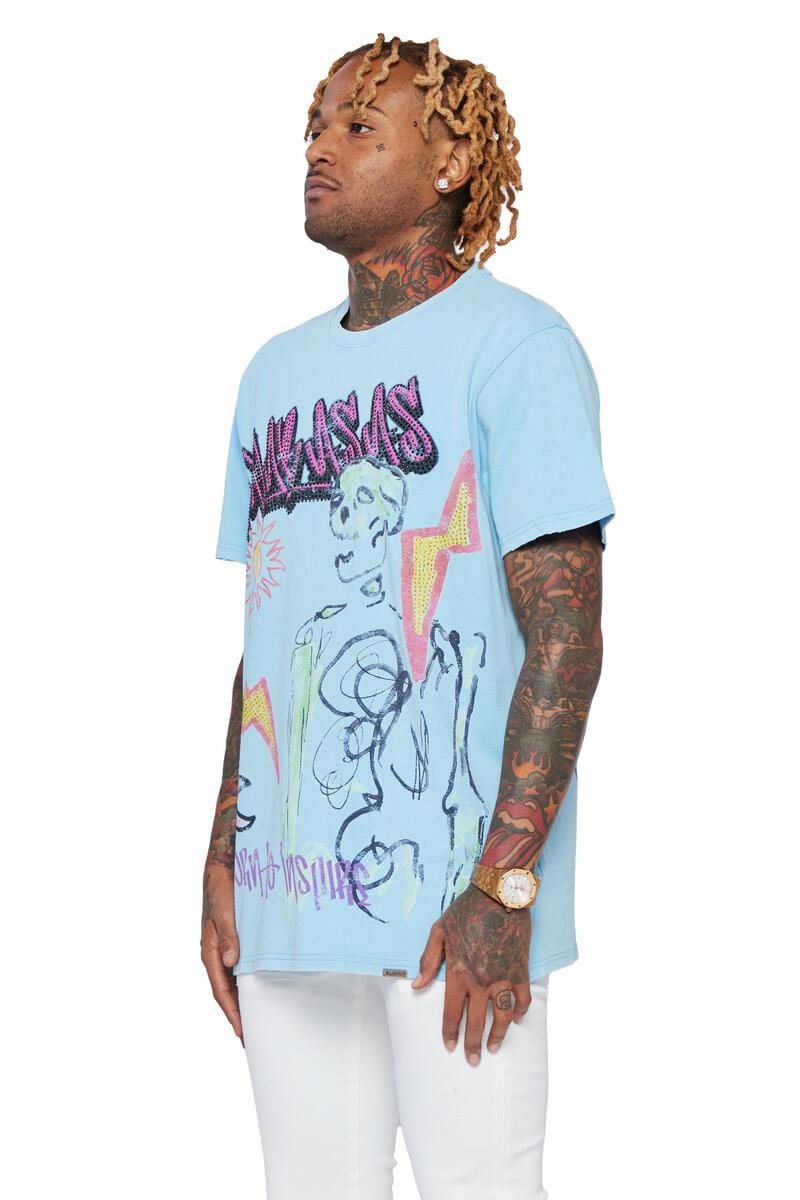 VALABASAS Tee "Always Sunny" Tee - Light Blue